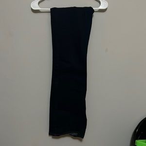 dark blue boot cut jeans